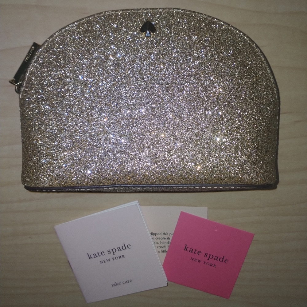 Gold Kate Spade Bag